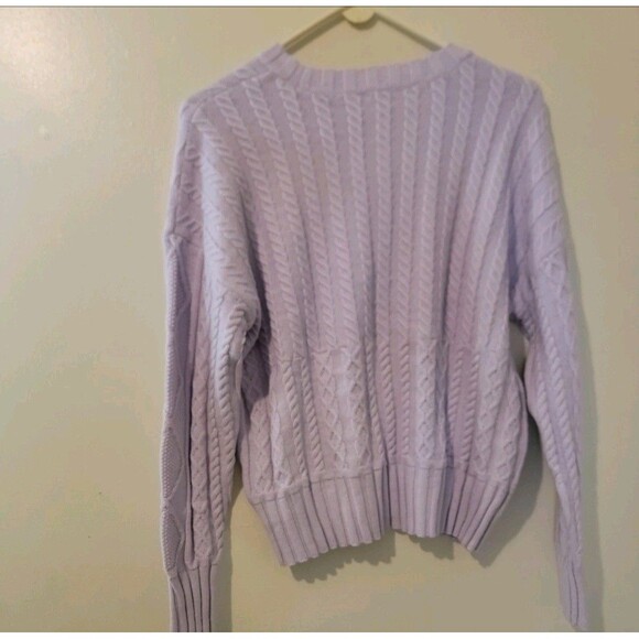 Cyrus Sweater Purple Size Large Pullover knitted - Picture 2 of 4